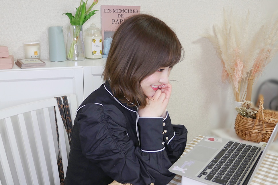 一生懸命つくった服について購入者の方からコメントがくると励みになります
