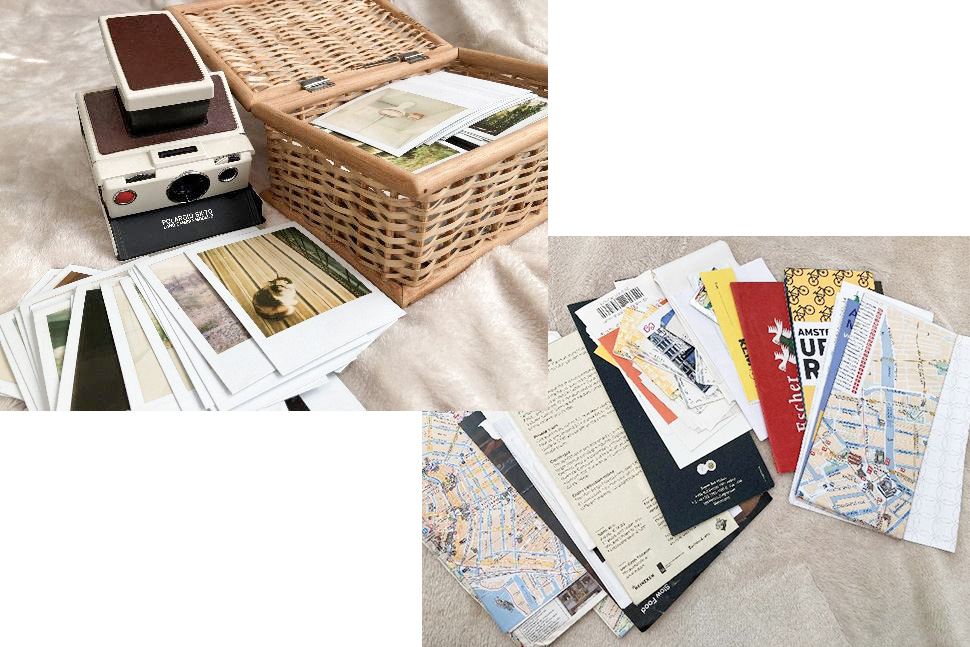 思い出の写真や旅行の記念品はもう使わないけれどとっておきたい