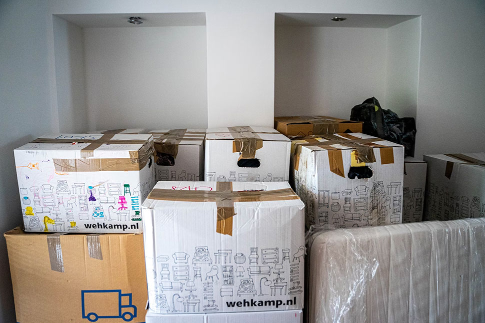 荷造りを始めると、段ボールで部屋が埋まってしまうことも