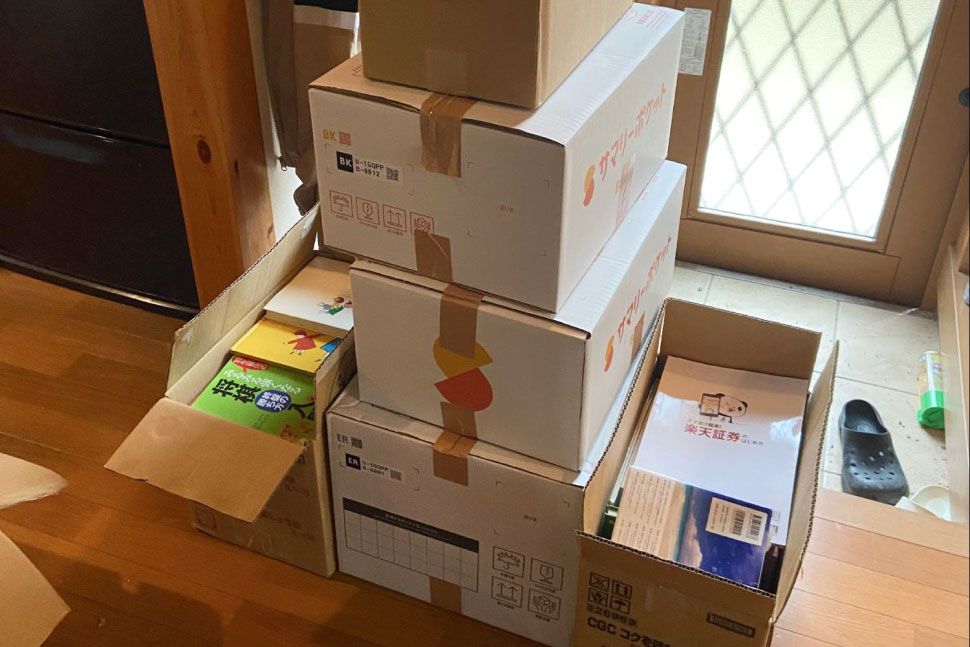 サクサク詰めて、荷物を預けました。あとでまた会おう、と気持ちを込めて