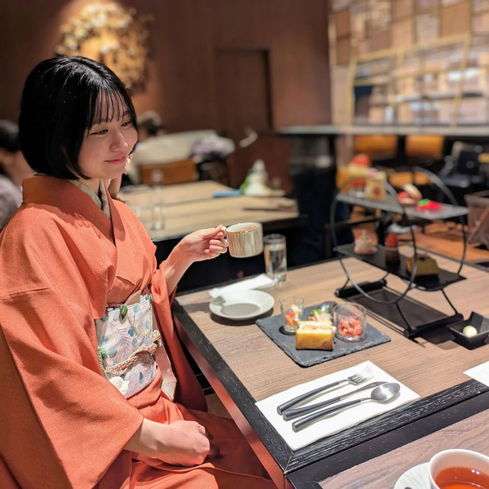 着物のコミュニティで知り合った人たちと、着物でおでかけ